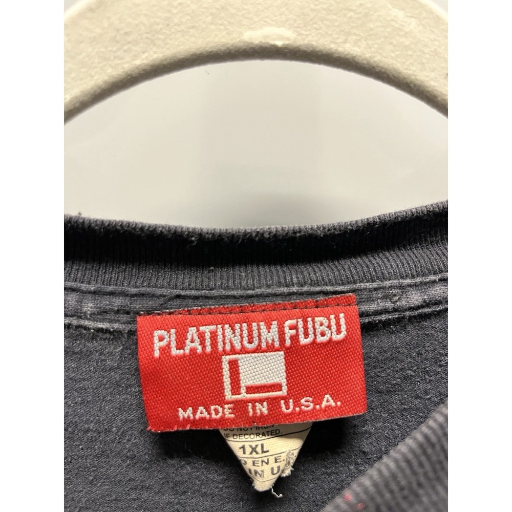 Vintage Y2K Platinum Fubu FAT ALBERT T Shirt Sz XL VTG RARE HIP HOP NYC - Picture 4 of 6